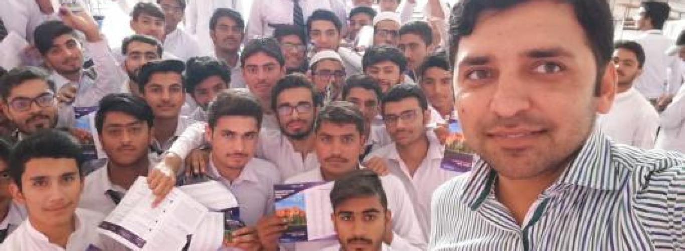 National Outreach Programme Team Reaches Over 600 Students Peshawar