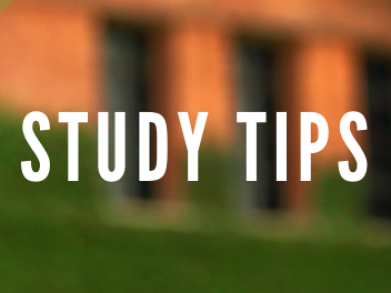 study tips banner